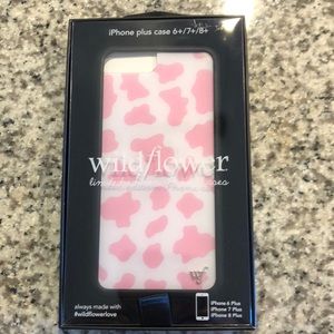 Wildflower phone case for iPhone plus (6+, 7+, 8+)